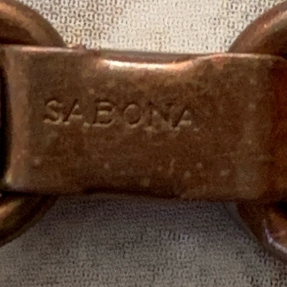 Sabona Copper Chain Link Vintage Bracelet - Picture 3 of 5